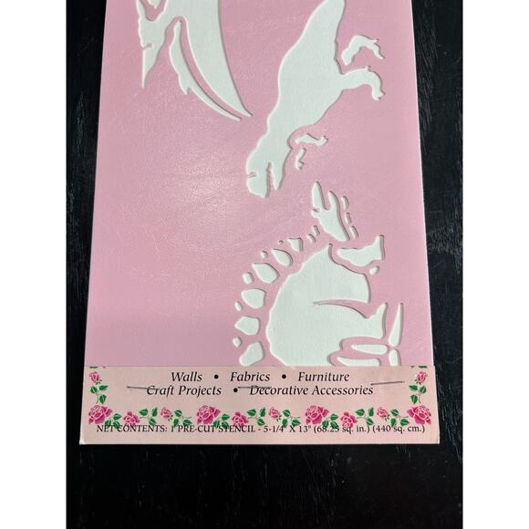 90s Vintage- Stencil Magic By Delta- Assorted Dinosaurs  No. 95 166 0012 NWT - Picture 3 of 6